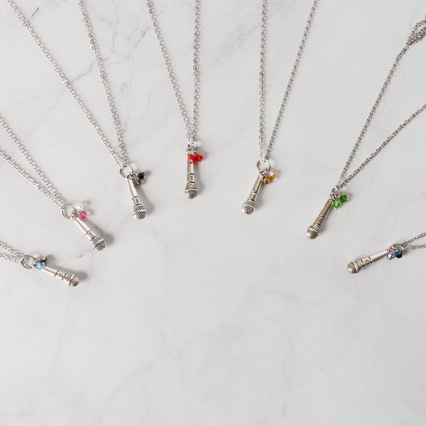 BTS Custom Microphone Necklaces