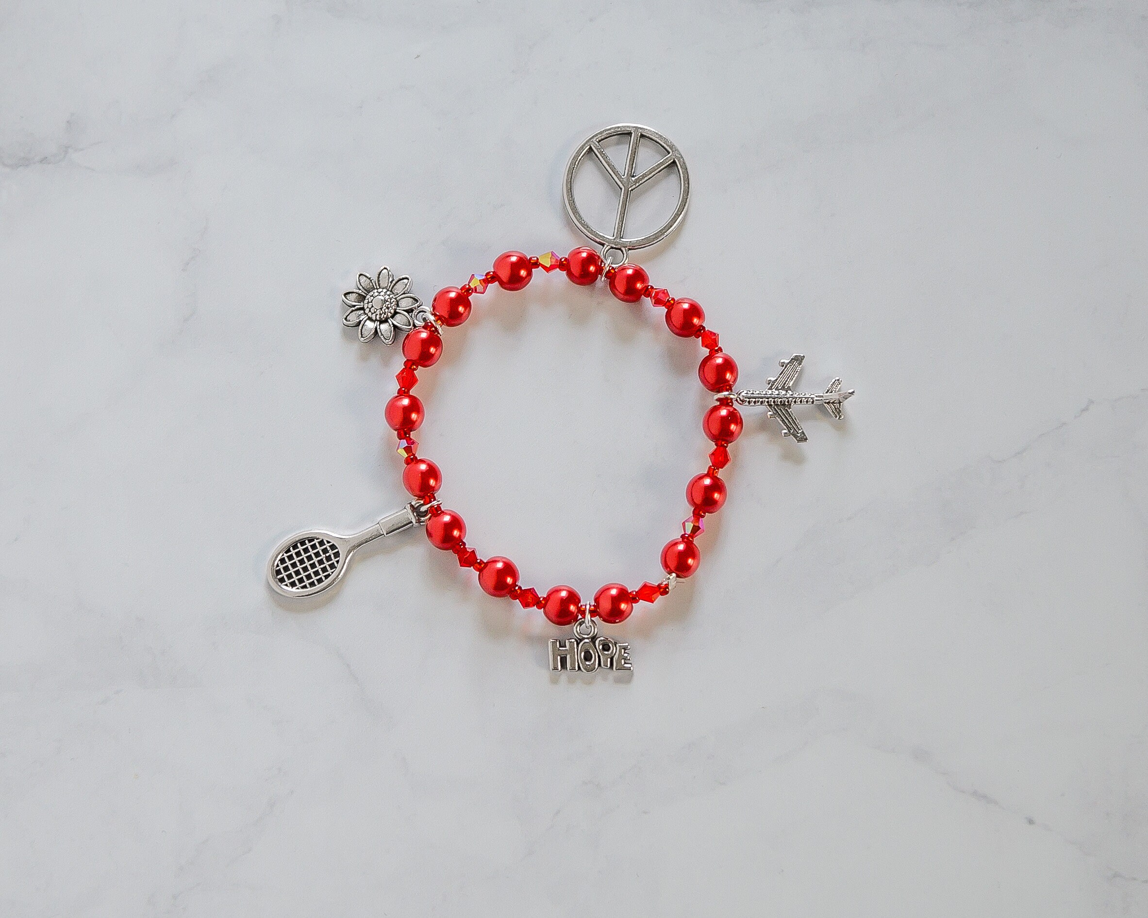 JHope Charm Bracelet BTS Bias Charm Bracelets Hoseok Etsy