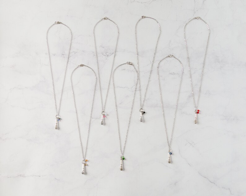 BTS Custom Mic Necklaces Custom Microphone Colors | Etsy