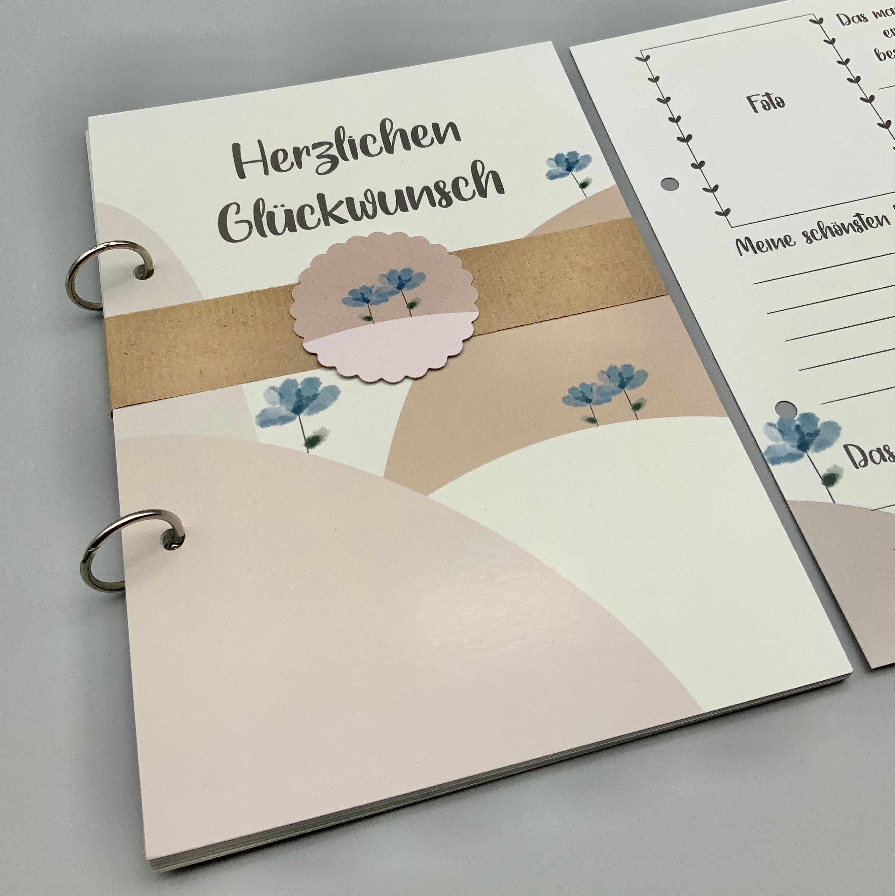 Hochzeitstag Buch Erinnerungsbuch zum Jubiläum Geschenk von Etsy