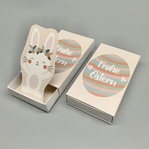 Lustige Osterkarte, Geschenke Schachtel mit Osterhase, Gutschein Verpackung, Geldgeschenk, PopUp Karte, Geschenkverpackung
