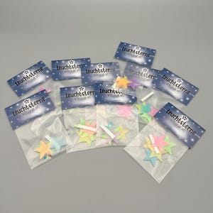 342 Leuchtsterne & Mond Aufkleber - Selbstklebende Sterne Für Kinderzimmer Decke