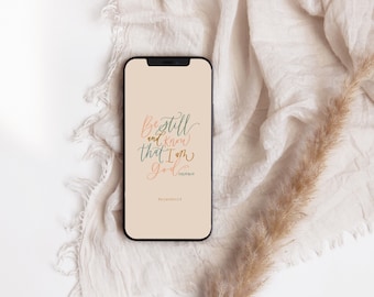 Faith Phone Wallpaper / Digital Download / Bible Verse Background / Phone Background / Boho Phone Wallpaper