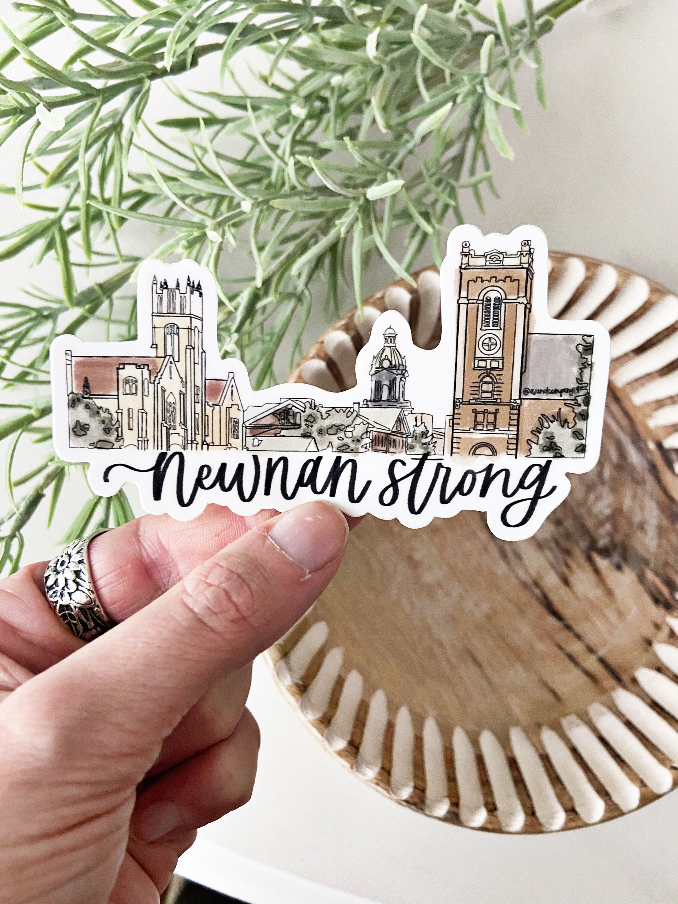 Newnan Strong Sticker Tornado Relief Fund Newnan Ga | Etsy