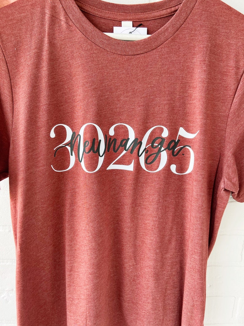 Newnan 30265 Zip Code Graphic Tee Newnan GA Graphic Tee Etsy