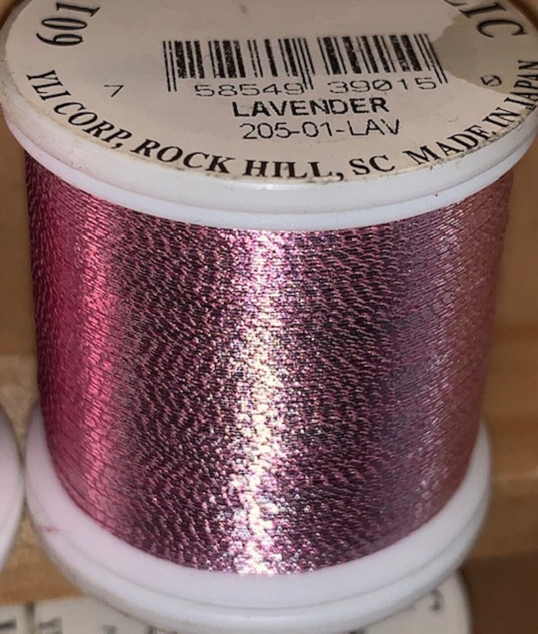 YLI Embroidery Thread 601 Fine Metallic 100mt Spool Etsy Australia