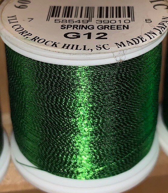 YLI Embroidery Thread 601 Fine Metallic 100mt Spool Etsy Australia