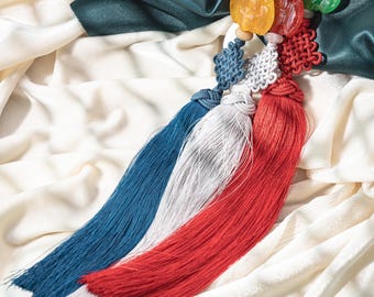 アクセサリー hananoha.nori Hanbok-norigae,jade,혼주노리개,honju Norigae (honju Norigae) - Etsy