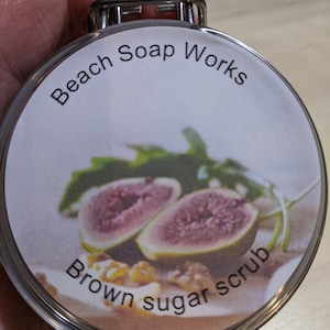 Brown sugar and fig scrub