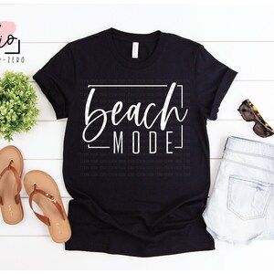 Beach Mode SVG, Cut File, Silhouette, Cricut