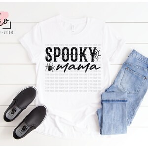 Spooky Mama, Witch, Autumn, Fall, Halloween SVG, Cut File, Silhouette, Cricut