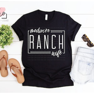 Médiocre Ranch femme SVG, couper fichier, Silhouette, Cricut