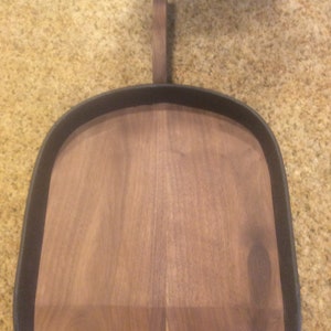 Walnut dustpan