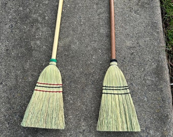 Natural kiddie broom