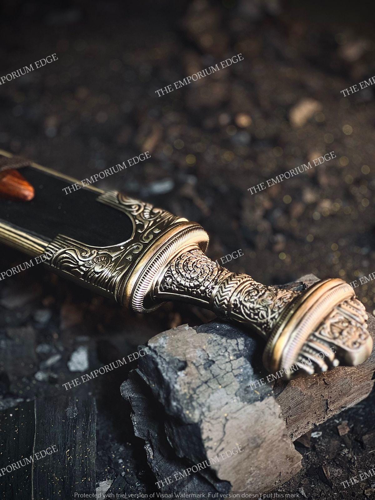 Handmade Fetter Lane Sword Viking Sword – Handcrafted Authentic Norse Replica with Scabbard, Perfect for Collectors and Special Occasions