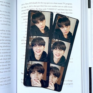 Yoongi Filmstrip Bookmark
