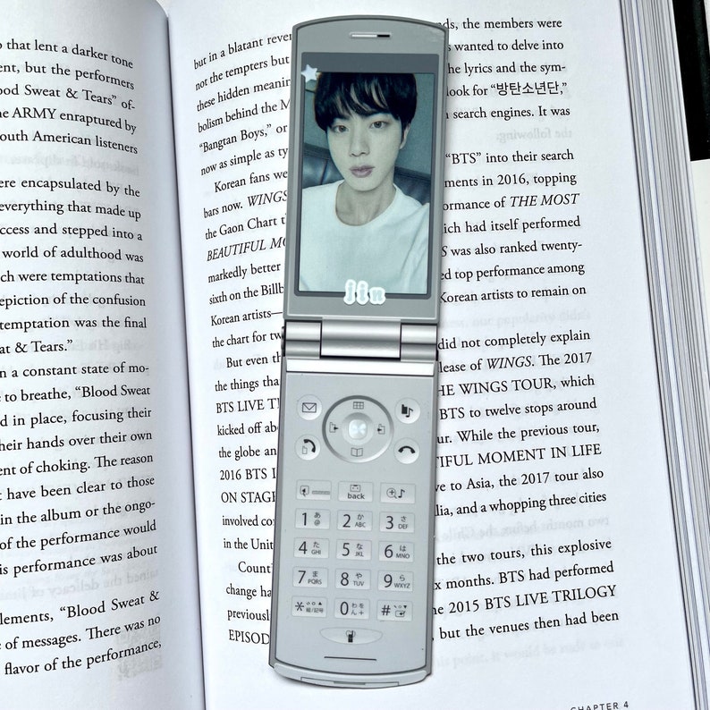 BTS Flip Phone Bookmarks - Etsy
