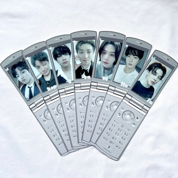 BTS Flip Phone Bookmarks - Etsy