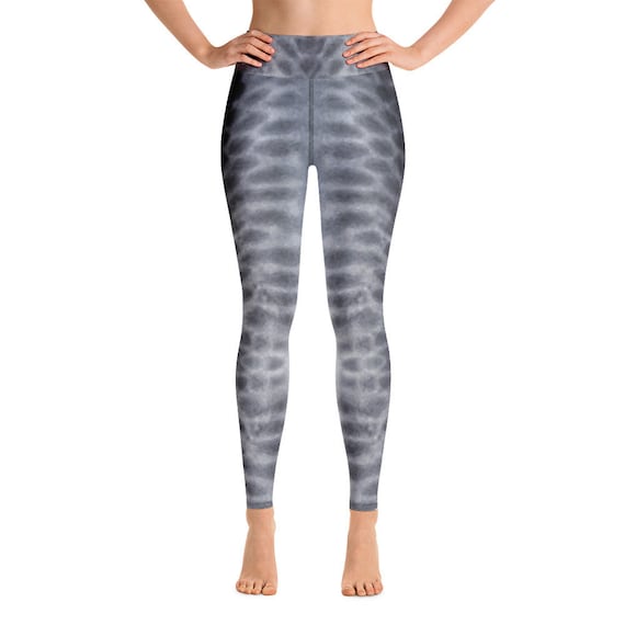 Tiger Shark Animal Print Leggings, Yoga, Aerobics, Fitness, Athletics, Over  All Print 