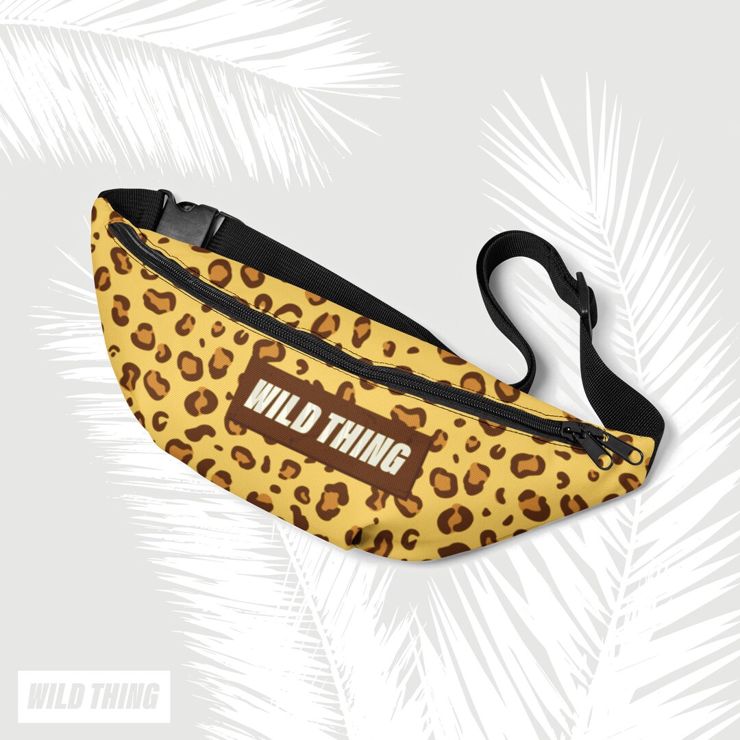 Fanny Pack With Leopard Animal Print Bumbag Belt Bag Etsy