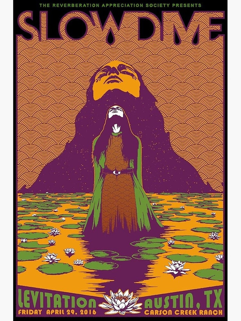 Andrew Slowdive gig poster