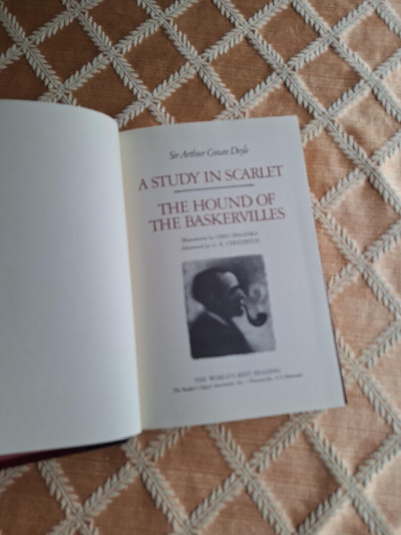 A Study in Scarlet and the Hound of the Baskervilles by Arthur Conan ...