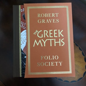 The Greek Myths Folio Society Slipcase 2 Volumes