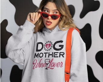 Hundemama Hoodie, Hundemama, Hundemama Hoodie | Niedlicher Hundemama-Hoodie | Geschenk für Mama | Geschenk für Sie | Hundeliebhaber Hoodie | Haustierliebhaber | Hundemama