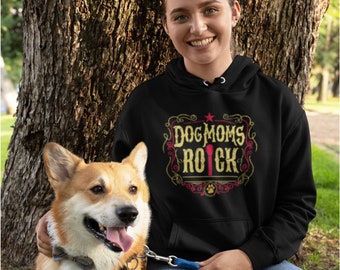 Hundemama Hoodie, Hundemama, Hundemama Hoodie | Niedlicher Hundemama-Hoodie | Geschenk für Mama | Geschenk für Sie | Hundeliebhaber Hoodie | Haustierliebhaber | Hundemama