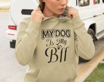 Hundemama Hoodie, Hundemama, Hundemama Hoodie | Süsser Hunde Mama Hoodie | Geschenk für Mama | Geschenk für sie | Hundeliebhaber Hoodie | Tierliebhaber | Hundemama
