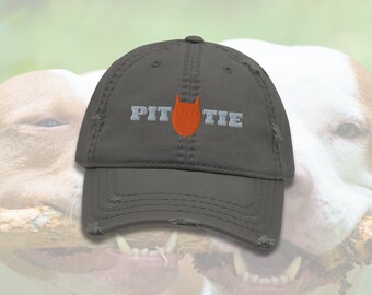 Hond moeder hoed | Hond papa pet | Hond moeder geborduurde hoed | Cadeau voor hondenvader | Pitbull liefhebbers papa hoed | Pittie liefhebbers cadeau | Verontruste papa hoed