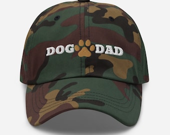 Dog Dad Hat | Dog Dad Cap | Dog Dad Embroidered Hat | Gift for Dog Dad | Dog Lovers Gift