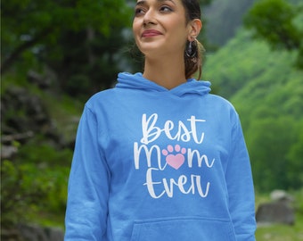 Hundemama Hoodie, Hundemama, Hundemama Hoodie | Niedlicher Hundemama-Hoodie | Geschenk für Mama | Geschenk für Sie | Hundeliebhaber Hoodie | Haustierliebhaber | Hundemama