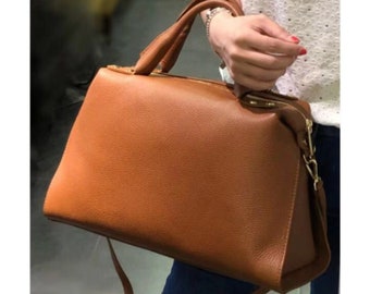 SAC A MAIN  cuir camel