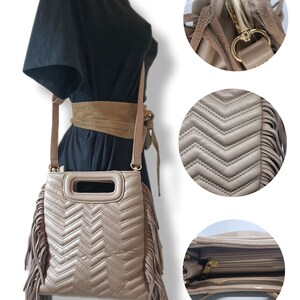 QUARKZMAN 2 Yards 4 Pouces Garniture De Frange En Cuir Pu Double Face En Cuir Couture Frange De Gland 934145