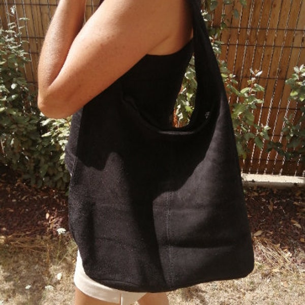 Large leather hobo bag, Leather handbag, Leather tote , Women's handbag, Everyday leather handbag, Hobo bag