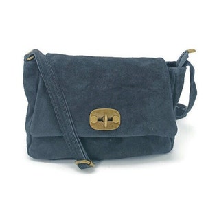 sac bandouliere en daim , boheme sac besace image 8