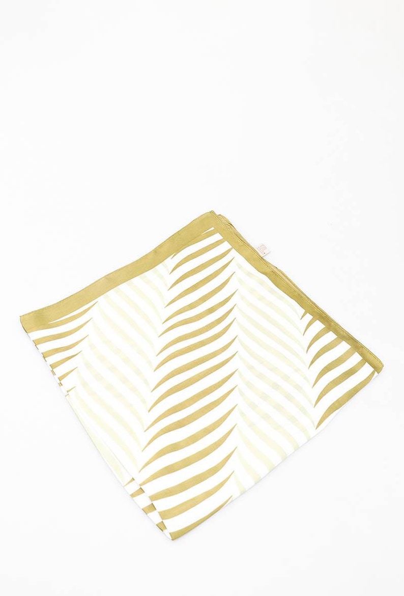 silk scarf, chevron striped women's silk scarf, modern scarf, abstract, gift for her, elegant scarf, hair scarf, image 8