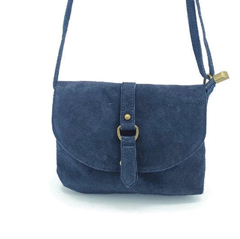 sac en daim cuir veritable , image 8