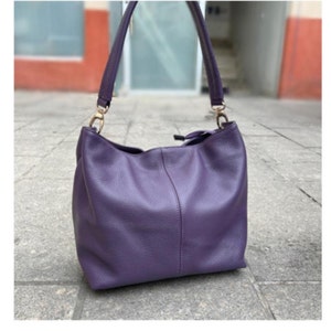 women's leather tote bag, Soft Leather Handbag, leather tote bag large capacity bag Bags Course Lycee Tote Shoulder Bag