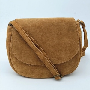 suede shoulder bag, bohemian, nubuck bag, flap