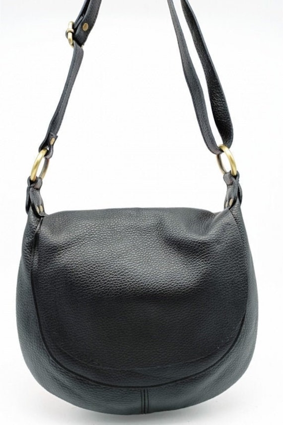 COUP DE COEUR!!! Sac à main “Bandoulière” noir ☆ Collection Cuir