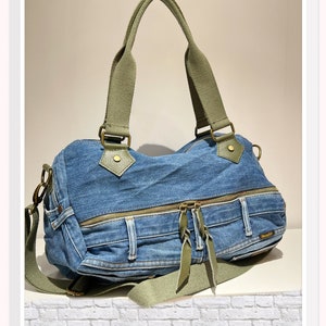 Recycled denim bag, tote