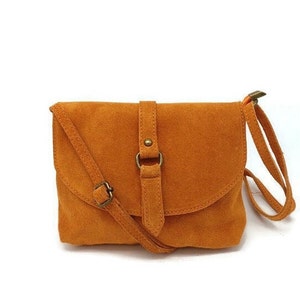 sac en daim cuir veritable , image 10