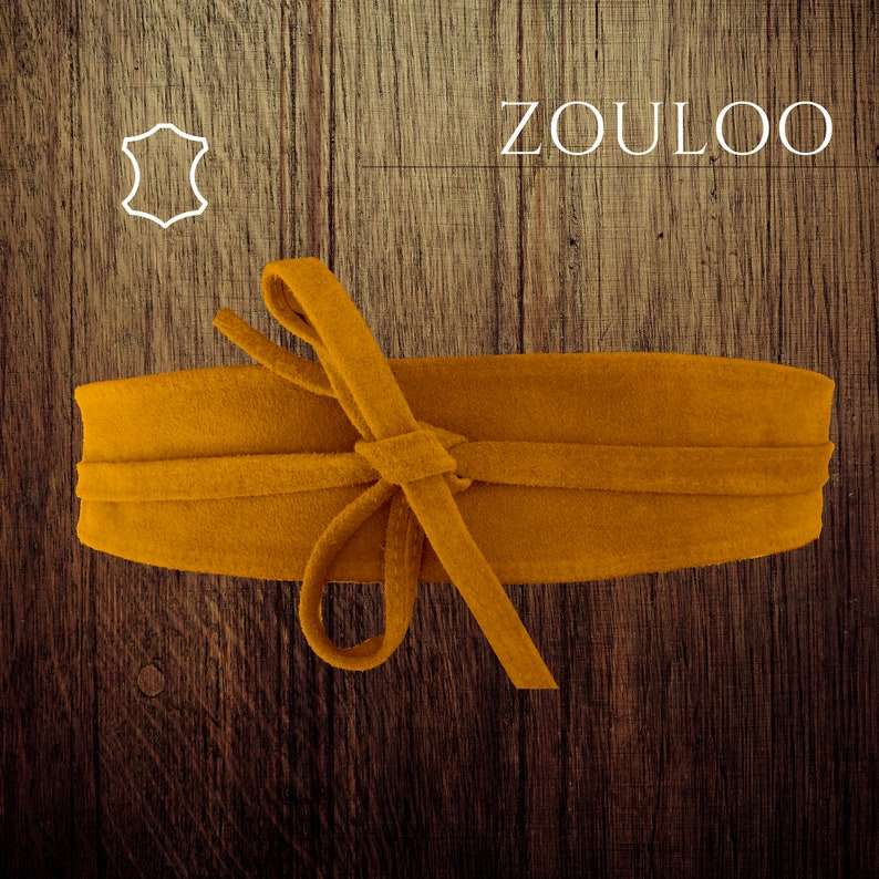 Ceinture Obi Femme LUVDECO - Large Bande Noire 210 Cm, Nœud Papillon, En Cuir PU Pour Robes & Chemises