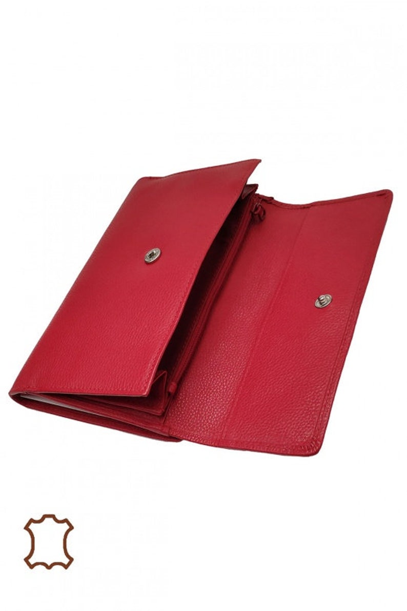 Wallet, Checkbook Holder, Leather Companion for Women image 3