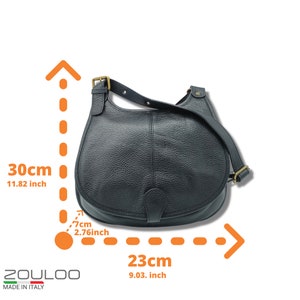 soft leather shoulder bag for women, sky blue shoulder shoulder bag image 6