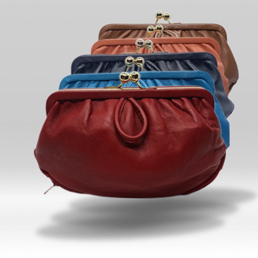 Porte Monnaie Femme Sac A Main Fermeture Clic Clac Porte Carte