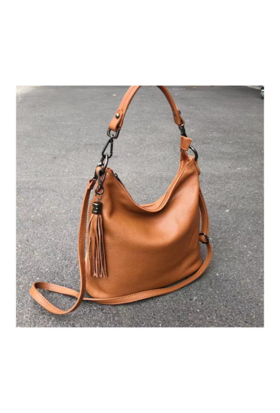 Caramel Women's Leather Bag Etsy