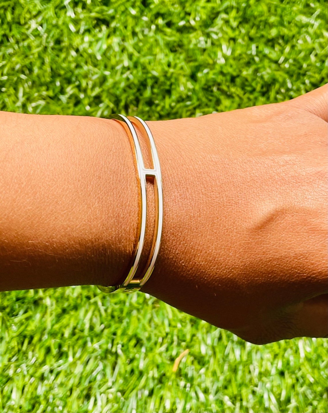 Non Tarnish Bracelet Express Your Love Bangle Engraved Etsy